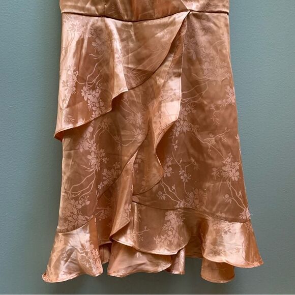 Altar’d State Gold Mini Dress Small - Picture 5 of 8